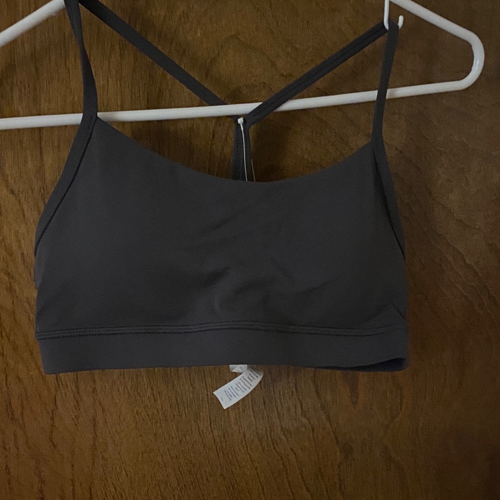 CRZ YOGA Dark Gray Sports Bra padded